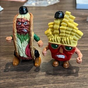 Vintage Food Fighters by Mattel (2 figureBundle)